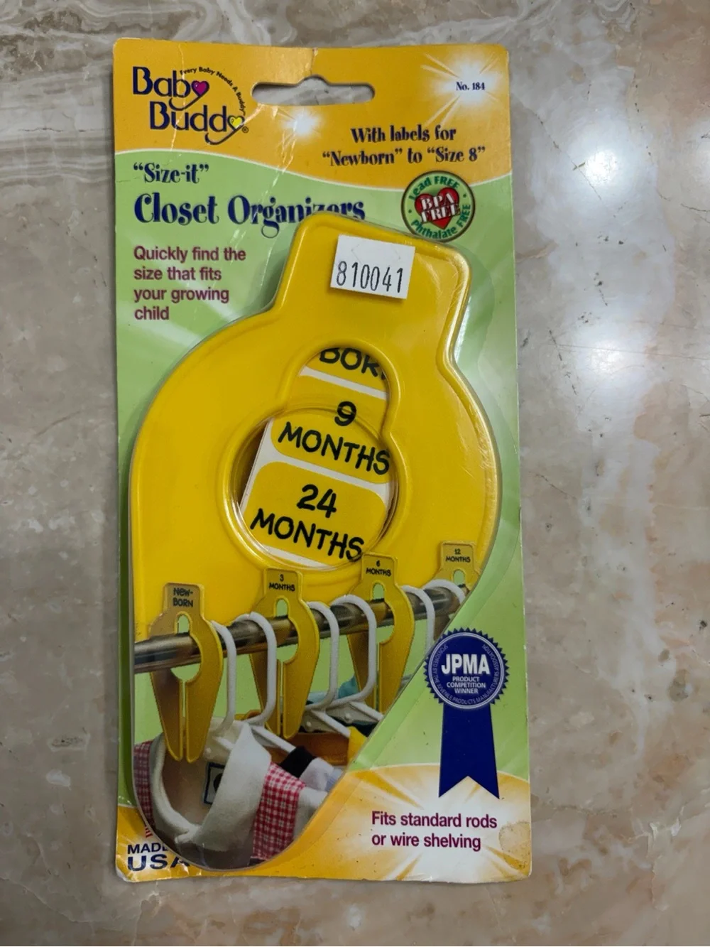 Size-It Closet Closet Organizers in Yellow